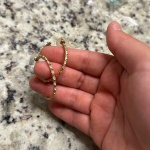 Kendra Scott Gold Veronica hoop earrings